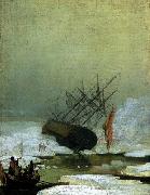 Wreck in the Sea of Ice Caspar David Friedrich